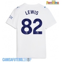 Camisa de time de futebol Manchester City Rico Lewis #82 Replicas 3º Equipamento Feminina 2026-27 Manga Curta